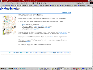 Figure 4:  Screenshot of the Virtual Placement (temporary - still under development)